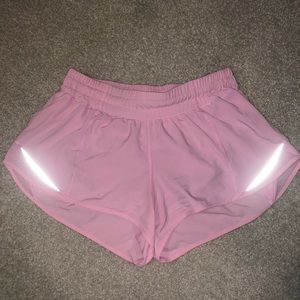 Pink lulu lemon shorts